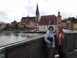 Regensburg: Donau und Altstadt mit Dom