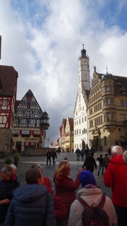 Der Marktplatz in Rothenburg
