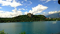 Der Bleder See mit der Burg von Bled