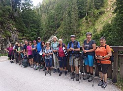 (Fast) die gesamte Gruppe beim Aufstieg