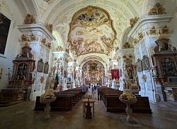 Die barocke Klosterkirche Raitenhaslach